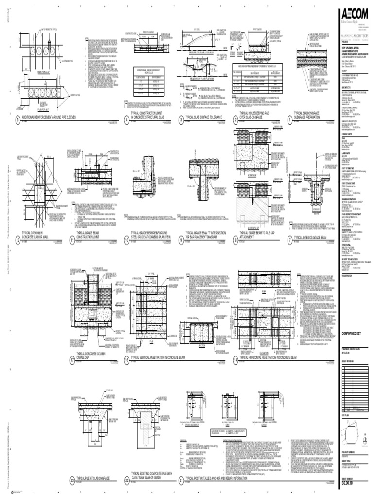 s0!00!10 Foundation Typical Details and Schedules Deep Foundation