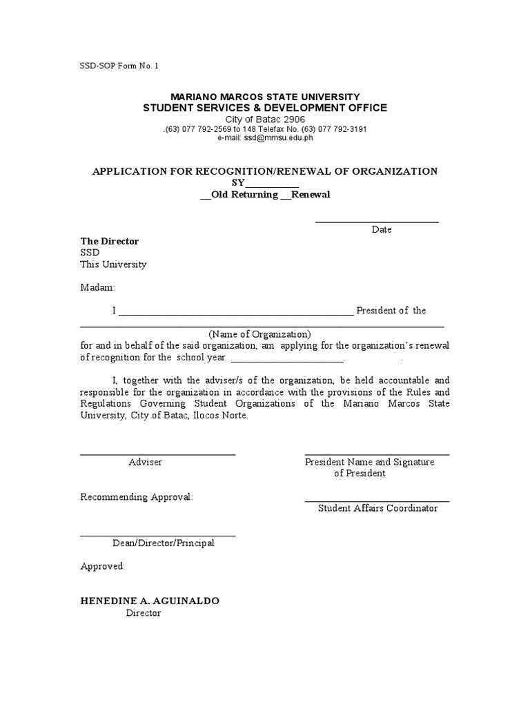 Student Services Department Form | PDF | Academia | Students