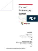 TARC Harvard Referencing System