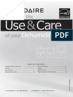 Frigidaire Dehumidifier Manual