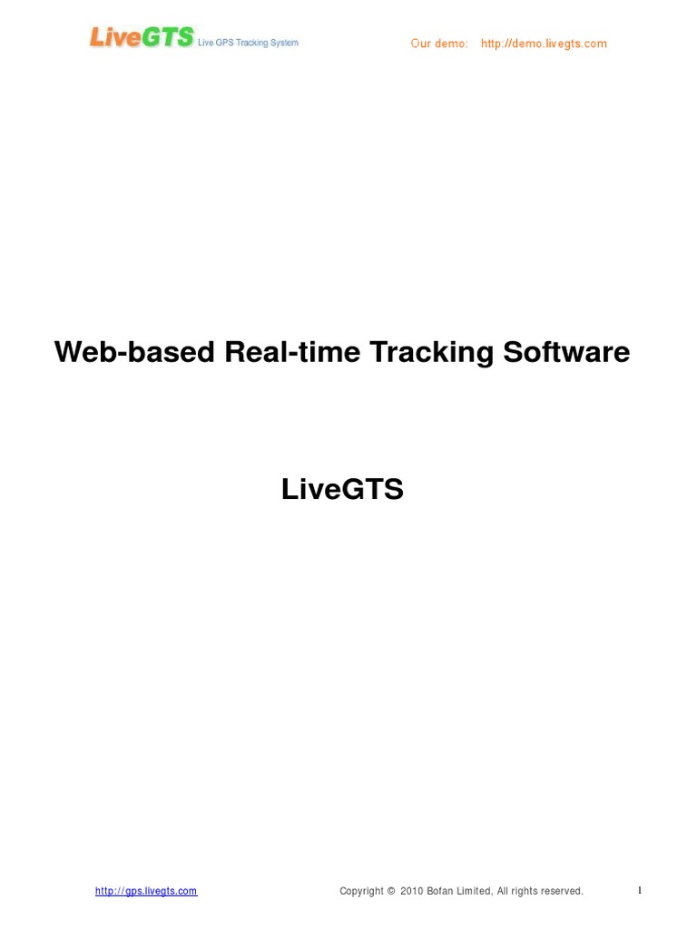 Manual of LiveGTS | Port (Computer Networking) | Websites