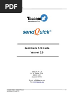 Sendquick API Guide v2.9