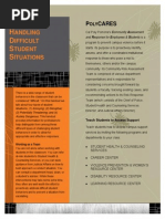 Handling Difficult Student Situations - HANDOUT