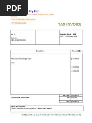 Tax Invoice