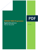 Insead Application Step by Step