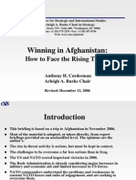 Wining in Afghanistan How To Face The Rising Threat