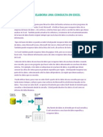 Como Se Elabora Una Consulta en Excel