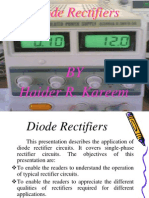 Diode Rectifiers: BY Haider R. Kareem