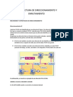 Arquitectura de Direccionamiento y Enrutamiento