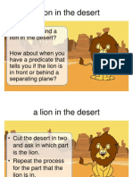 A Lion in The Desert