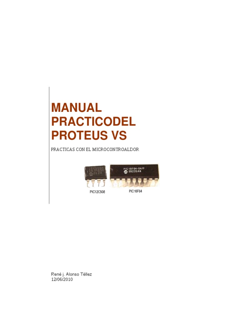 Manual Practico Del Proteus | PDF | Simulación | Microprocesador