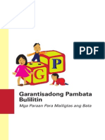 Garantisadong Pambata Bulilitin (Updated 3)