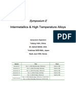 Intermetallics & High Temperature Alloys