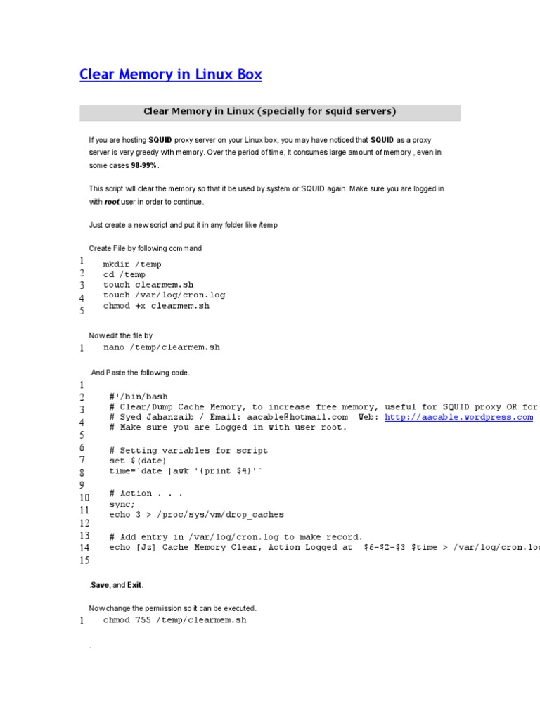 clear-memory-in-linux-pdf-computer-data-operating-system-technology