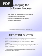 Humphrey Managing the Software Process (1)