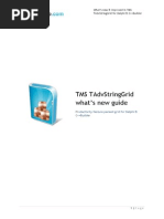 TMS TAdvStringGrid v5.0 What's New