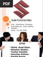 Download Maruti Suzuki India by sachinjsurve SN20230666 doc pdf