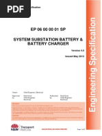 System Substation Battery & Battery Charger