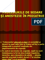 3b.procedurile de Sedare Si Anestezie in Pediatrie