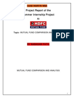 Hdfc Finance Project Report