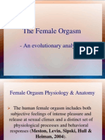 Female Orgasm-An Evolutionary Analysis