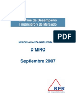 Informe Desempeño DMIRO Sep07