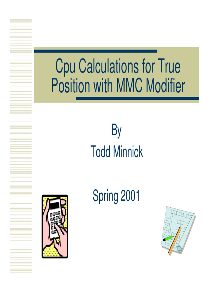 True Position Cpu Calculations with MMC | PDF