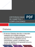 Criterios Diagnosticos de Diabetes y Complicaciones