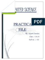CS Practical File with Binary Search, Sorting, Stacks, Queues and File Handling