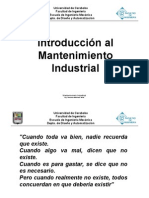 1-Introducción Al Mantenimiento Industrial