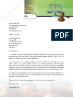 Cover Letter Sample For Lawyer