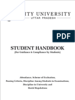 Amity University Student Handbook
