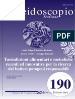 Tossinfezioni Alimentari e Metodiche Recenti Ed Innovative Per La Ricerca Dei Batteri Patogeni Responsabili