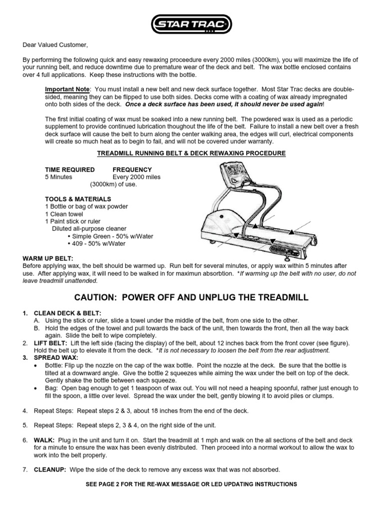 Treadmill Operating Manual | PDF | Industrial Processes | Materials