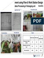 Productivity Improvement Using Flow Work Station Design