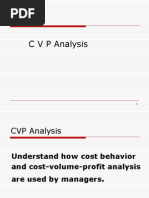 CVP Analysis in Management Accounting