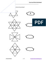 Shapes Count and Write Worksheet1