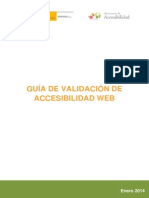 Guía de Validacion de Accesibilidad Web PDF