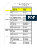 Jadwal Uts Genap T.A 2012-2013 Final 27 Maret 2013 Email