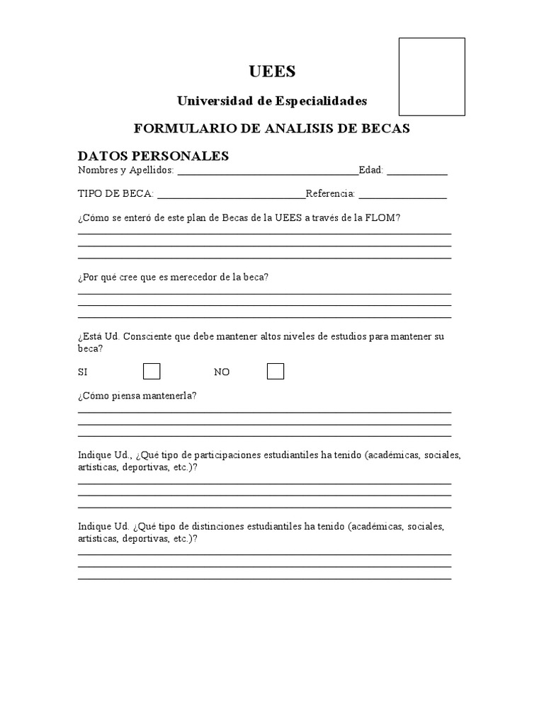 Formulario UEES | PDF | Visa Inc. | Master Card