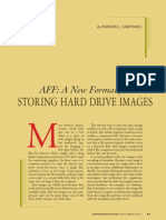AFF - A New Format for Storing Hard Drive Images