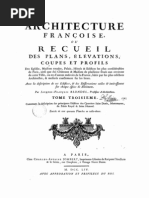 Blondel. Architecture Françoise III | PDF