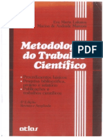 Eva Maria Lakatos & Marina de Andrade Marconi - Metodologia Do Trabalho Científico
