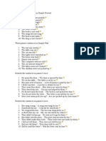 Write Passive Sentences in Simple Present