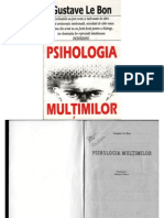 Gustave Le Bon - Psihologia Multimii