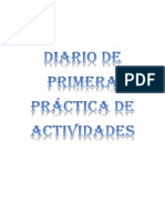 Diario de Primera Prctica de Actividades