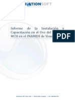 Informe Instalacion MCH en Venezuela