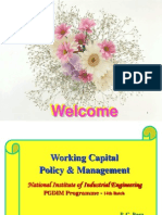 Working Capital Management - PGDBM, NITIE - December 2007