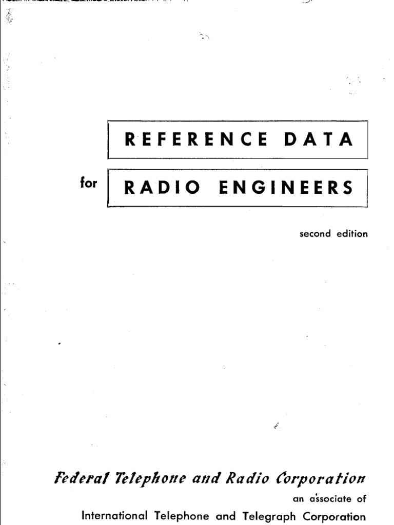 Reference Data For Radio Engineers | PDF | Transmission Line | Antenna ...