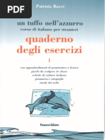 Bacci p Un Tuffo Nell Azzurro Quaderno Degli Es